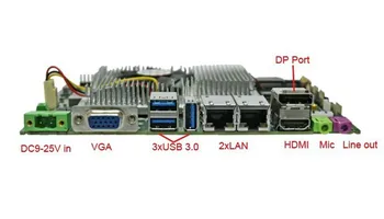 Intel qm77 fanless with core I5 2430M processor & 6*COM & 2LAN Industrial x86 embedded motherboard
