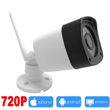 Ip kamera wifi 720p HD vaizdo belaidžio saugumo kamerų stebėjimo sistemos namų patalpų lauko vandeniui vaizdo kamera, 