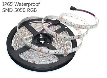 IP65 Vandeniui 5050 RGB 10M LED Juostelės Nustatyti Lanksčios Juostelės Namų Puošybai Apšvietimo 44Keys IR Valdiklis 12V 6A Maitinimo Adapteris
