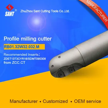 ISO standarto profilio Pjovimo frezavimo cutter su karbido įdėklų CNC tekinimo apdirbimo įrankiai