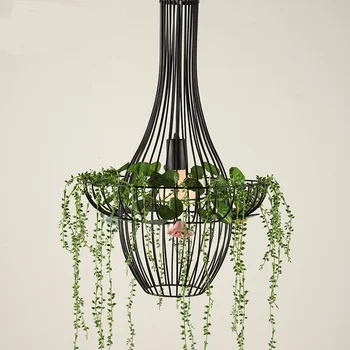 Italijos dizaino geležies meno žibintai gėlių vazonus dangaus sodai vazoninių augalų Šiaurės restoranų kūrybos Sieniniai šviestuvai LO71818