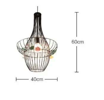 Italijos dizaino geležies meno žibintai gėlių vazonus dangaus sodai vazoninių augalų Šiaurės restoranų kūrybos Sieniniai šviestuvai LO71818