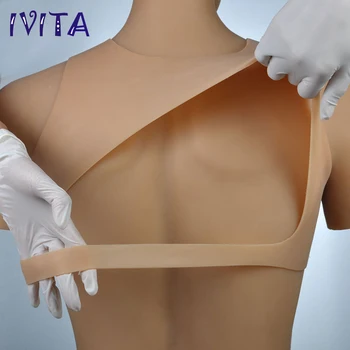 IVITA 2800g Fake Boobs Realus Silikoninių Krūtų formos Krūties Dirbtinis Krūtinę Crossdressers Transvestitai Shemale