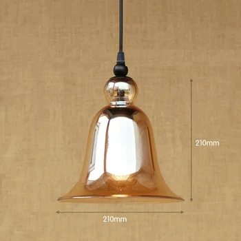 IWHD Stiklo Kabo Lempa LED Geležies Stiliaus Loft Pramoniniai priedai veltiniams, vilna Lempa, Virtuvė, Valgomasis Lampen Miegamojo Šviestuvas, Pakabos