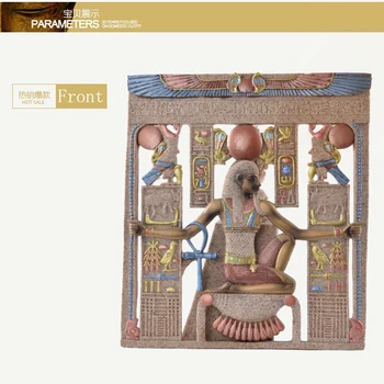 Iškviesti Senovės Egipto Žavinga Egipto Faraono Amatų Colorfed Piešimo Rankų darbo smiltainio sienos kabo namų puošybai