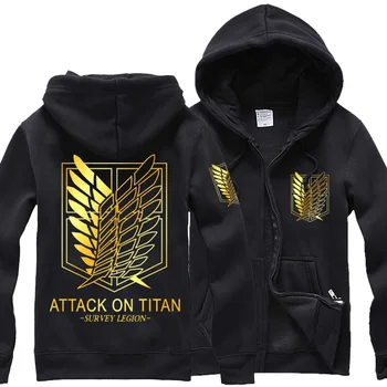 Išpuolis titan striukė kostiumai Shingeki no Kyojin hoodies gloden Wings of Liberty moterų žmogus kailis megztinis