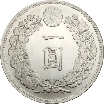 Japonijoje 90% Sidabro Monetos Kopija Meidži Prekybos Doleris Metai 7 1874