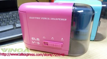 JAPONIJOS elektros pieštukų drožtukas darbalaukio suku drožtukas, plieno pieštukų drožtukas, galandimo mašina, mokyklos raštinės reikmenys GUOBA V-5