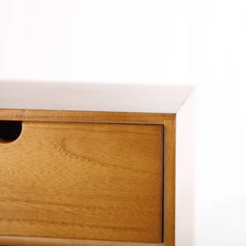 Japonų kūrybos namuose saugojimo dėžutė medinė papuošalų dėžutė kosmetikos Desktop Storage Box Stalčius Studentų Biuras