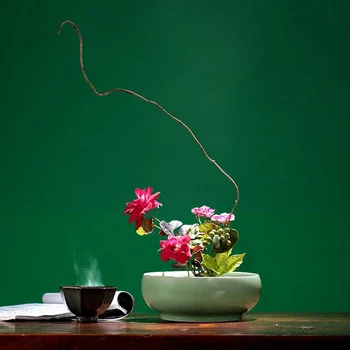 Japonų Stiliaus, Spalvos Jūros Vandens Gėlių Kompozicijų Puodą Ikebana Creative Vandens Patiekalas Vaza Senovinių Namų Dekoro Sultingi Augalai Jardiniere