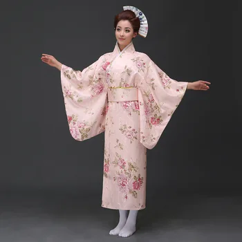 Japonų Tradicinė Suknelė Ilgomis Rankovėmis Moteriška Japonų Kimono Moterų Yukata Šalies Cosplay Kostiumų Japonijos Nacionalinės Skraiste 89
