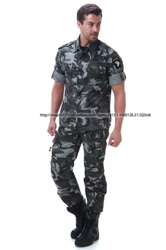 Jav armijos karinę uniformą vyrų karinės lauko oro desanto Divizijos kostiumas armijos uniformos striukė ir kelnės XS-XXL