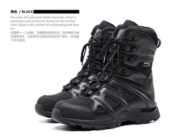 JAV ARMIJOS Ultra Įkrovos Kvėpuojantis Taktinis SWAT Batai Smėlio Įrodymas, Kovoti su Batai viso grūdo leather1000D nailono batai Nemokamas Pristatymas