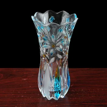 JAV gyvenamųjų namų rajonų išskirtinį mados namų minimalistinio skaidraus stiklo vaza Jia Meilan vitražas gėlių vaza