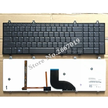JAV Naujų Pakeisti nešiojamojo kompiuterio klaviatūra Dell Studio 17 1745 1747 1749 Apšvietimu