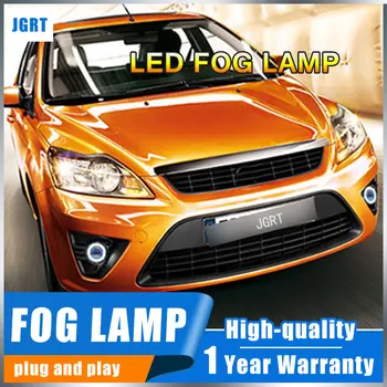 JGRT 2012-m. Honda CR-V foglights+LED DRL+turnsignal žiburiai Automobilio Stilius LED Dieniniai Žibintai, LED rūko žibintai