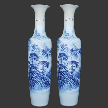 Jingdezhen keramikos, porceliano vaza ranka-dažytos senovinės vazos, papuošalai, gražus žemės iškrovimo Viešbutyje