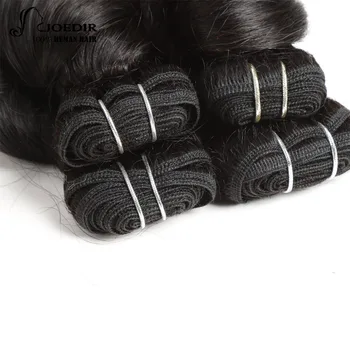 Joedir Plaukų Brazilijos Šoktelėti Curl Žmogaus Plaukų, 4 Ryšulius Spręsti 160g 1 Pak Jet Black Žmogaus Plaukų Pynimas Nemokamas Pristatymas