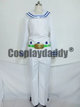 Jojo ' s Bizarre Adventure Josuke Higashikata Helovinas Balta Sailor Vienodas Cosplay Kostiumas
