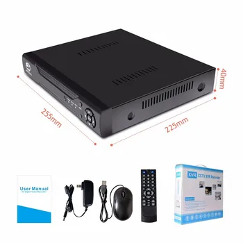 JOOAN 4CH CCTV DVR, Apsaugos Sistema 1080N H. 264 HD-Išėjimo P2P Hibridinis 5 in 1 Onvif IP Kameros TVI CVI HAINAUT Vaizdo įrašymas