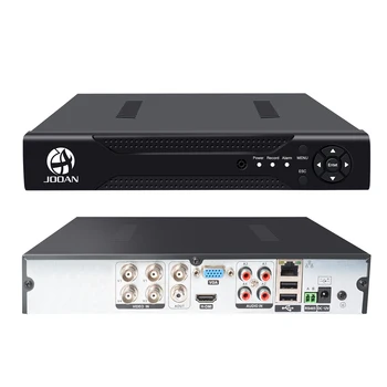 JOOAN 4CH CCTV DVR, Apsaugos Sistema 1080N H. 264 HD-Išėjimo P2P Hibridinis 5 in 1 Onvif IP Kameros TVI CVI HAINAUT Vaizdo įrašymas