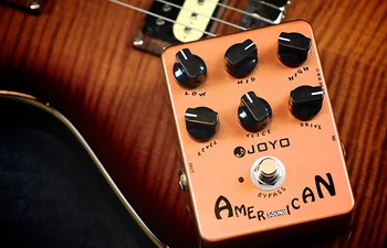 Joyo JF-14 Amerikos Garso Gitaros Efektu Pedalas su Laisvo Pedalo Atveju