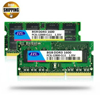 JZL 1.35 V Įtampos DDR3L 1 600mhz PC3-12800S 8GB / DDR3 PC3 12800 1600 1333 1066 Mhz Laptop Notebook SODIMM Ram Atminties SDRAM