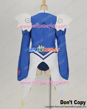 Kaito Tenshi Twin Angelas Cosplay Aoi Kannazuki Mėlyna Uniforma Kostiumas H008
