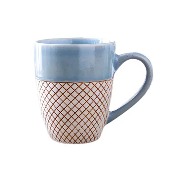 Kalėdų Dovana Provanso Ceartive Handpainted keraminiai puodeliai, puodeliai su rankena puodeliai pieno pusryčių kavos puodelis puodelis drinkware 410ML