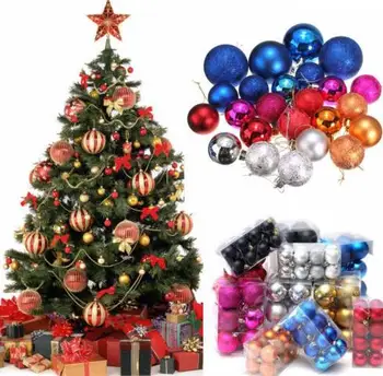Kalėdų Eglutė Kamuolius Niekučius stygos Kalėdų Medžio Kabo Šalies Ornamentu KALĖDŲ Dekoro Kalėdinė Dekoracija 30mm Šalies Prekių dovana