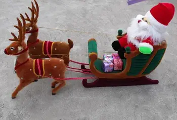 Kalėdų Papuošalai Kalėdų elnių & Santa Claus modelis,rankdarbių Figūrėlės namų išdėstymas apdailos Kalėdų Dovana a2635