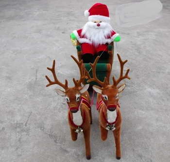 Kalėdų Papuošalai Kalėdų elnių & Santa Claus modelis,rankdarbių Figūrėlės namų išdėstymas apdailos Kalėdų Dovana a2635