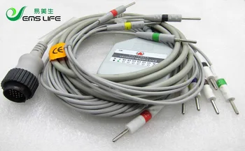 Kanz EKG 3.0 din 10 ekg derivacijų ekg kabelis kabelis