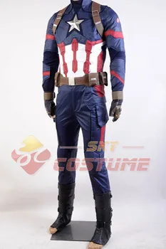 Kapitonas American 3 Pilietinio Karo Steve Rogers Vienodas Helovinas Šalis Keršytojas Cosplay Kostiumų Suaugusių Vyrų, Naują Atvykimo Pilnas Komplektas