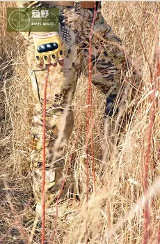 Karinės armijos kelnės su trinkelės mokymo kelnės džiunglių python juoda desert Camo 