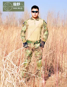 Karinės armijos kelnės su trinkelės mokymo kelnės džiunglių python juoda desert Camo 