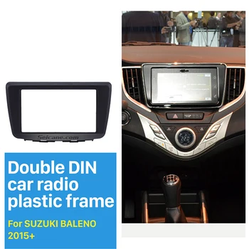Karšta ! 173*98MM Dvigubo Din Automobilio Radijo fascia+ Suzuki Baleno DVD GPS CD Apdaila Radijo Įrengimo Komplektas Auto Stereo