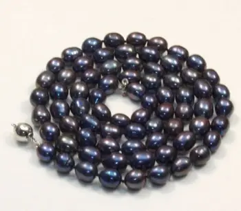 Karšto AA 10-12 mm, Natūralus juodas Pietų Jūros perlų Vėrinį 49,