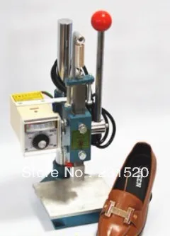 Karšto folija štampavimo mašina batai dydis 2.5x6cm max + Aukso folija roll + Vario pelėsių atgal varžtas