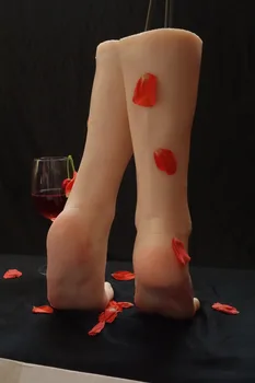 Karšto koja modeliai moterų klonas, pėdų fetišas, footfetish žaislas Statula koja tokį modelį žaislai,silikono koja modelio koja sekso žaislai