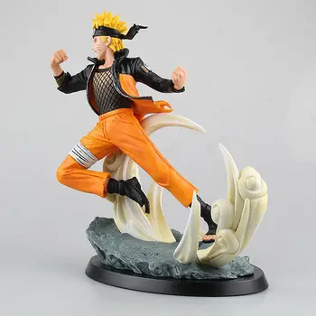 Karšto pardavimo 1pcs 26cm pvc Japonų anime pav Uzumaki Naruto VS Uchiha Sasuke veiksmų skaičius, kolekcines, modelis žaislai brinquedos