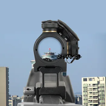 Karšto Pardavimo 1x20mm 3MOA HD Reflex Sight Su 20mm Weaver Mount Lauko Wargame Medžioklės HS2-0069