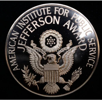 Karšto pardavimo Amerikos Institutas Neišspręsti Viešųjų Paslaugų sutarties Sudarymo Medalis pigūs custom sidabro monetos, medaliai, maža kaina, sidabro erelio moneta