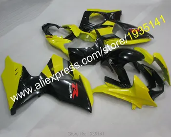 Karšto Pardavimo,Geltona juoda Sportbike dalys Suzuki K9 GSXR1000 2009-GSX R1000 09 10 11 12 13 14 Lauktuvės (liejimo)