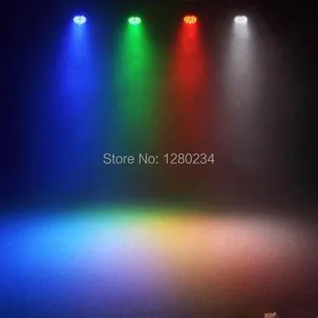 Karšto pardavimo Keturių spalvų LED šviesos plauti 18x10w led par šviesos spalvotas RGBW led disco šviesos