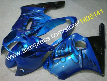 Karšto Pardavimo,Už Kawasaki Mėlyna kūno Ninja ZX12R 00 01 lauktuvės 2000 2001 ZX 12R ZX-12R ABS plastiko Apdanga rinkinys (liejimo)