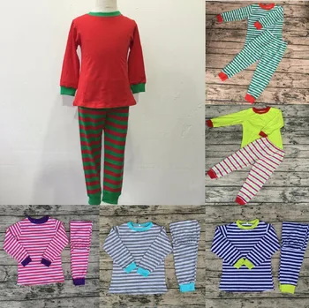 Karšto pardavimo vakarų dizaino, vaikams, drabužiai, drabužiai kūdikiams ilgomis rankovėmis kalėdų pižama