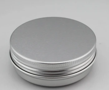 Karšto Parduoti 500*15g kosmetikos aliuminio jar 15ml metalo indas ledų pakuotės, konteinerio