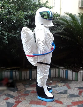 Karšto Parduoti ! Aukštos Kokybės Kosmoso kostiumą talismanas kostiumas Astronautas talismanas kostiumas su Kuprine su LOGOTIPU, pirštinės,shoesFree Pristatymas