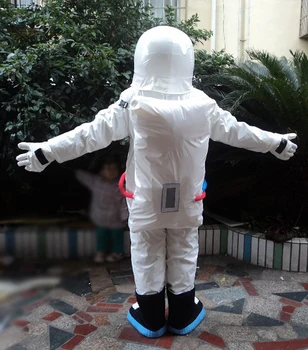 Karšto Parduoti ! Aukštos Kokybės Kosmoso kostiumą talismanas kostiumas Astronautas talismanas kostiumas su Kuprine su LOGOTIPU, pirštinės,shoesFree Pristatymas